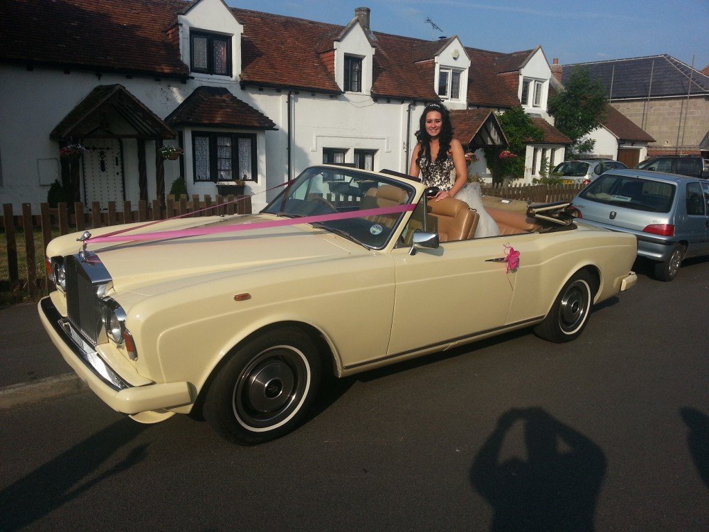 ROLLS ROYCE CORNICHE CONVERTIBLE WEDDING CAR HIRE